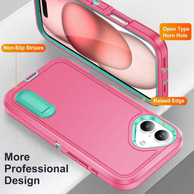 Rugged PC + Silicone Phone Case with Holder