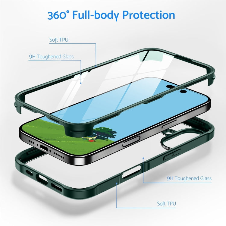 Double-sided Plastic Glass Phone Protective Case