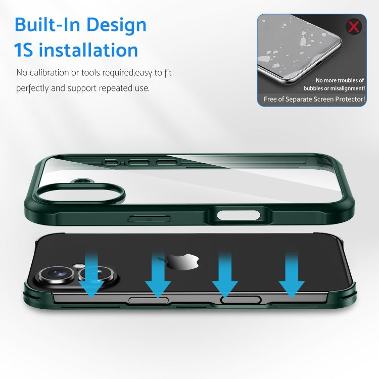 Double-sided Plastic Glass Phone Protective Case