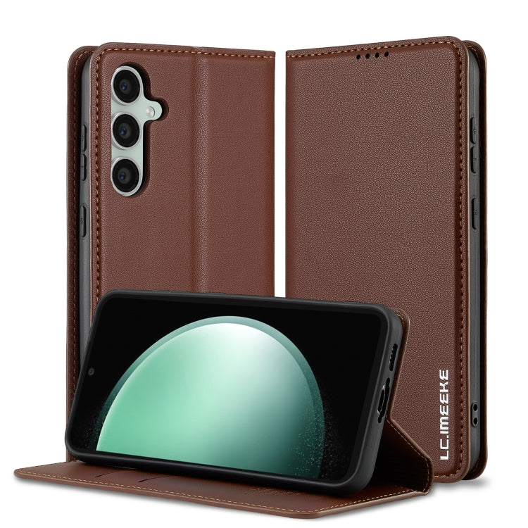 LC.IMEEKE L1 Series Frosted Fine Texture PU Phone Case, For Samsung Galaxy S23 FE 5G, For Samsung Galaxy S23 Ultra 5G, For Samsung Galaxy S23+ 5G, For Samsung Galaxy S23 5G