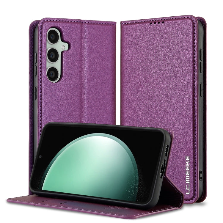 LC.IMEEKE L1 Series Frosted Fine Texture PU Phone Case, For Samsung Galaxy S23 FE 5G, For Samsung Galaxy S23 Ultra 5G, For Samsung Galaxy S23+ 5G, For Samsung Galaxy S23 5G