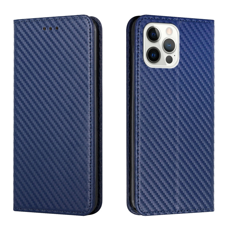 Carbon Fiber Texture Magnetic Flip Leather Phone Case, For iPhone 16e, For iPhone 16 Pro Max, For iPhone 16 Pro, For iPhone 16 Plus