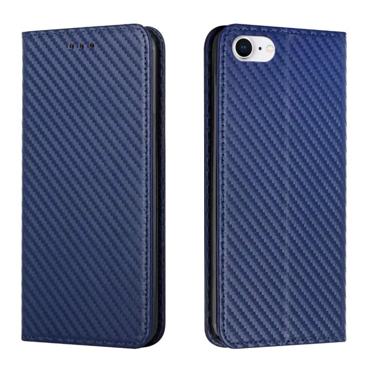 Carbon Fiber Texture Magnetic Flip Leather Phone Case, For iPhone 16e, For iPhone 16 Pro Max, For iPhone 16 Pro, For iPhone 16 Plus