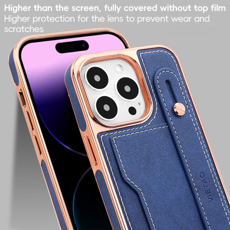 VIETAO Card Slot Wristband Phone Case with Lanyard, For iPhone 12 Pro Max