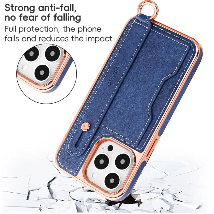 VIETAO Card Slot Wristband Phone Case with Lanyard, For iPhone 12 Pro Max