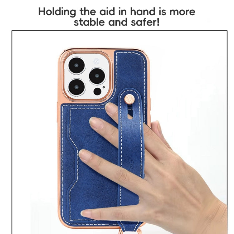 VIETAO Card Slot Wristband Phone Case with Lanyard, For iPhone 12 Pro Max