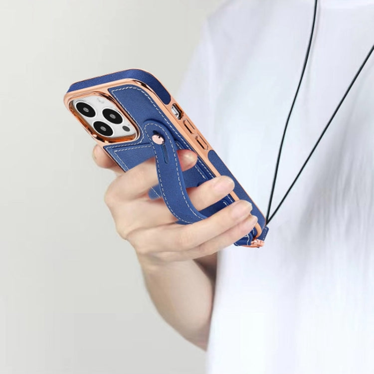 VIETAO Card Slot Wristband Phone Case with Lanyard, For iPhone 12 Pro Max