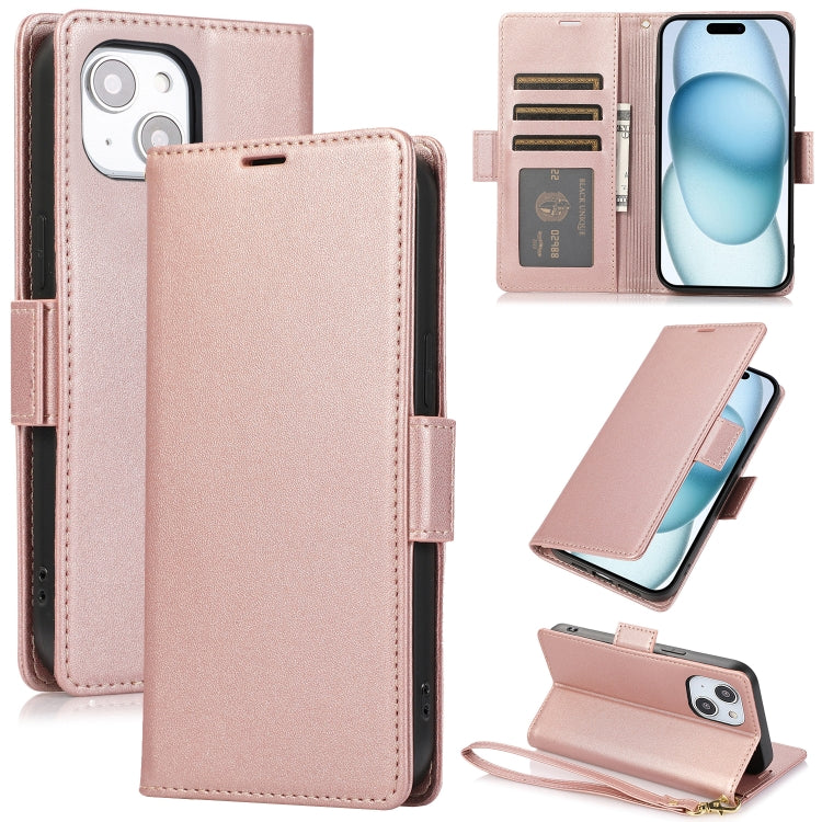 Side Buckle RFID Anti-theft Leather Phone Case, For iPhone 14 Plus, For iPhone 14 / 13, For iPhone 14 Pro