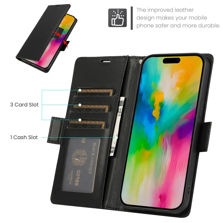 Side Buckle RFID Anti-theft Leather Phone Case