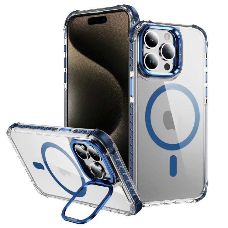 Rainbow Series Transparent MagSafe Lens Holder Phone Case, For iPhone 15 Pro Max, For iPhone 15 Pro, For iPhone 15 Plus, For iPhone 14 Plus
