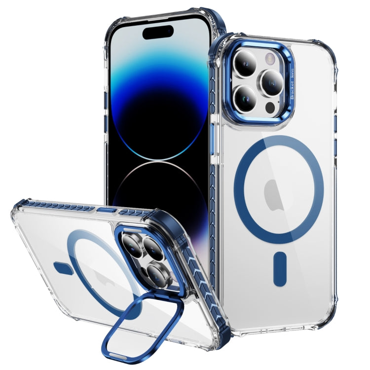 Rainbow Series Transparent MagSafe Lens Holder Phone Case, For iPhone 14 Pro, For iPhone 14 Pro Max, For iPhone 12 Pro Max, For iPhone 12 Pro