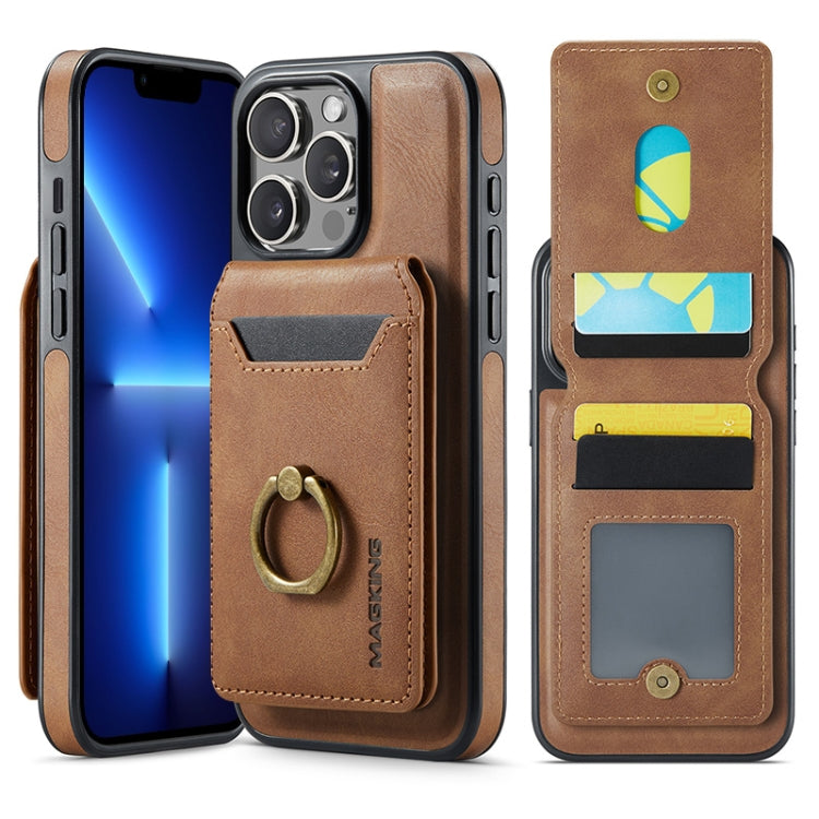 MAGKING K1 MagSafe Detachable Wallet RFID Back Cover Phone Case