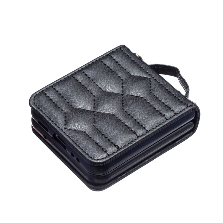 V-shaped Crossbody Lanyard Leather Phone Case