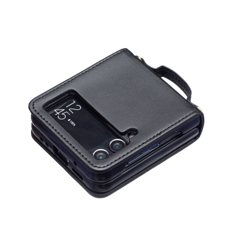 Wave-shaped Crossbody Lanyard Leather Phone Case