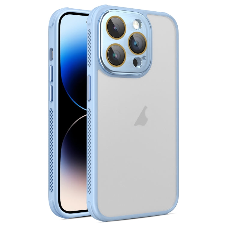Hardware Side Cooling Skin Feel Frosted Phone Case with Lens Film, For iPhone 14, For iPhone 14 Pro, For iPhone 14 Pro Max