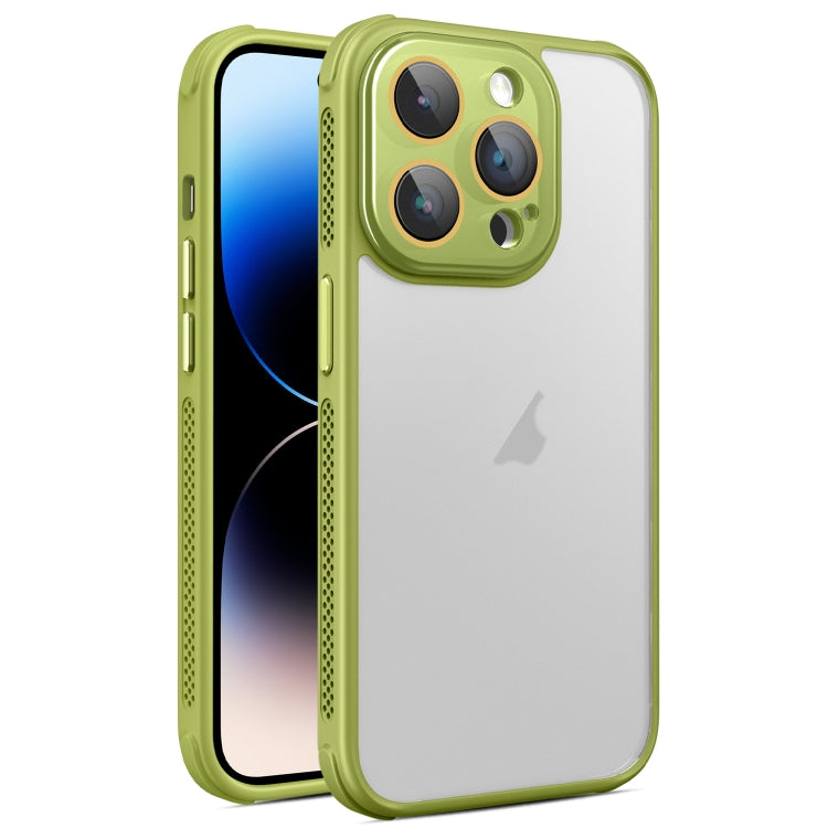 Hardware Side Cooling Skin Feel Frosted Phone Case with Lens Film, For iPhone 14, For iPhone 14 Pro, For iPhone 14 Pro Max