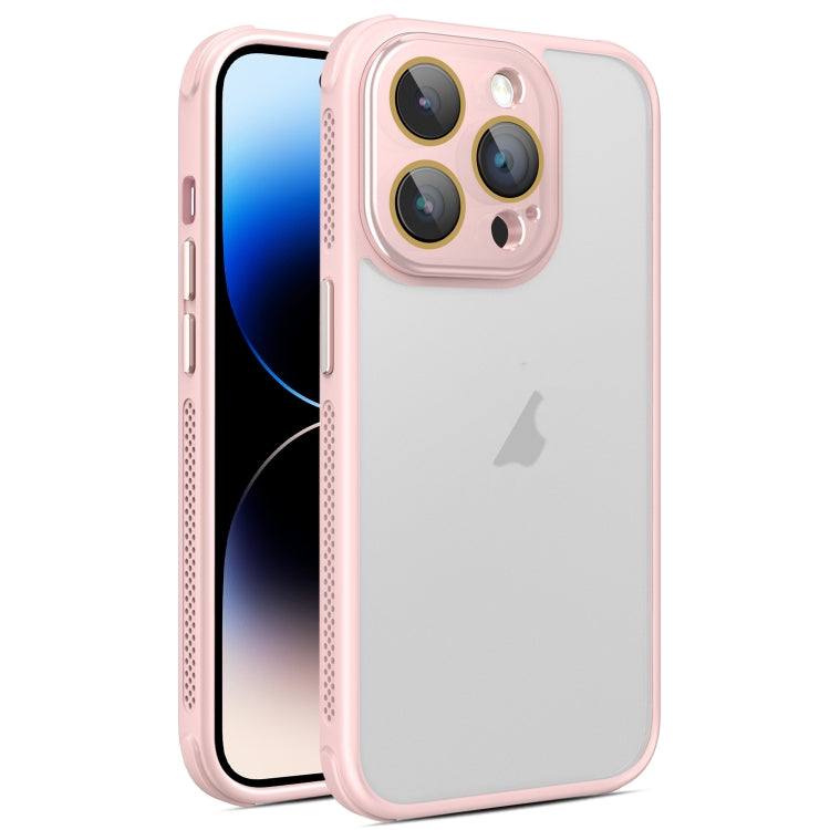 Hardware Side Cooling Skin Feel Frosted Phone Case with Lens Film, For iPhone 14, For iPhone 14 Pro, For iPhone 14 Pro Max