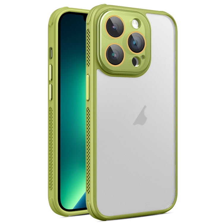 Hardware Side Cooling Skin Feel Frosted Phone Case with Lens Film, For iPhone 13 Pro Max, For iPhone 13 Pro, For iPhone 13