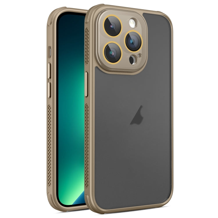 Hardware Side Cooling Skin Feel Frosted Phone Case with Lens Film, For iPhone 13 Pro Max, For iPhone 13 Pro, For iPhone 13