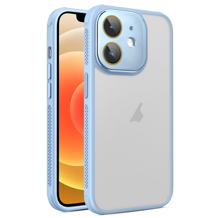 Hardware Side Cooling Skin Feel Frosted Phone Case with Lens Film, For iPhone 12, For iPhone 12 Pro Max, For iPhone 12 Pro