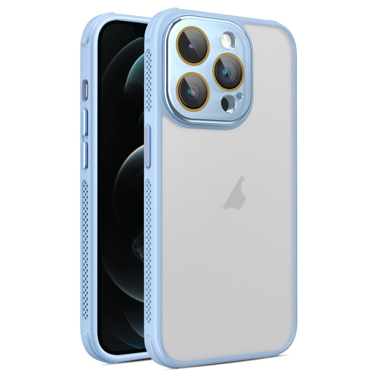 Hardware Side Cooling Skin Feel Frosted Phone Case with Lens Film, For iPhone 12, For iPhone 12 Pro Max, For iPhone 12 Pro