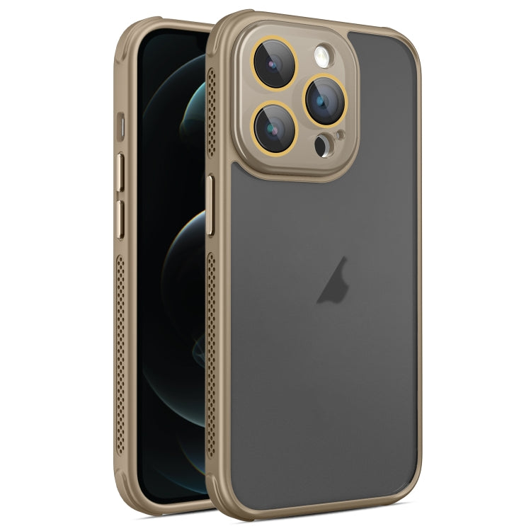 Hardware Side Cooling Skin Feel Frosted Phone Case with Lens Film, For iPhone 12, For iPhone 12 Pro Max, For iPhone 12 Pro