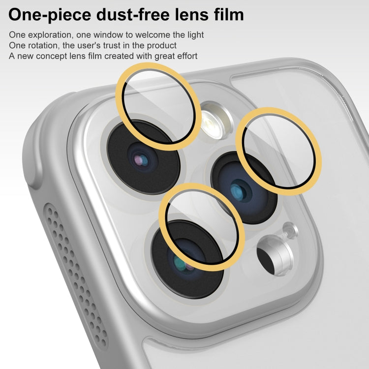 Hardware Side Cooling Skin Feel Frosted Phone Case with Lens Film, For iPhone 15 Plus, For iPhone 15, For iPhone 14 Plus