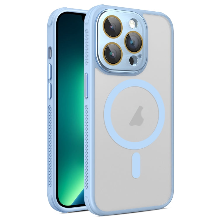 Hardware Side Cooling Skin Feel Frosted MagSafe Magnetic Phone Case with Lens Film, For iPhone 13 Pro Max, For iPhone 13 Pro, For iPhone 13