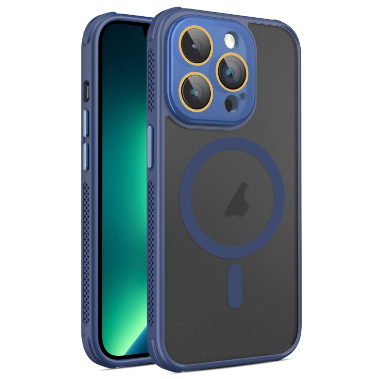 Hardware Side Cooling Skin Feel Frosted MagSafe Magnetic Phone Case with Lens Film, For iPhone 13 Pro Max, For iPhone 13 Pro, For iPhone 13