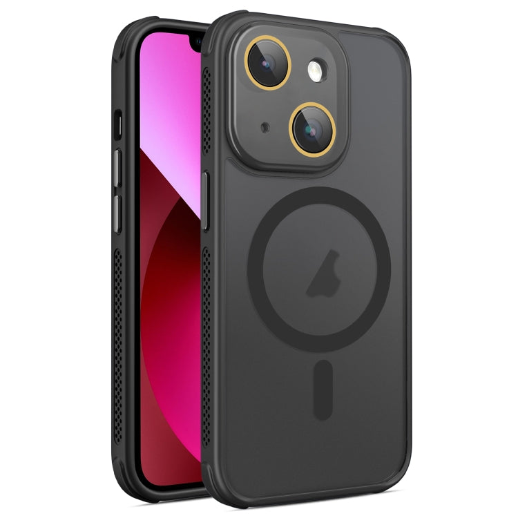 Hardware Side Cooling Skin Feel Frosted MagSafe Magnetic Phone Case with Lens Film, For iPhone 13 Pro Max, For iPhone 13 Pro, For iPhone 13