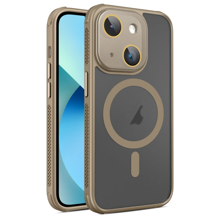 Hardware Side Cooling Skin Feel Frosted MagSafe Magnetic Phone Case with Lens Film, For iPhone 13 Pro Max, For iPhone 13 Pro, For iPhone 13