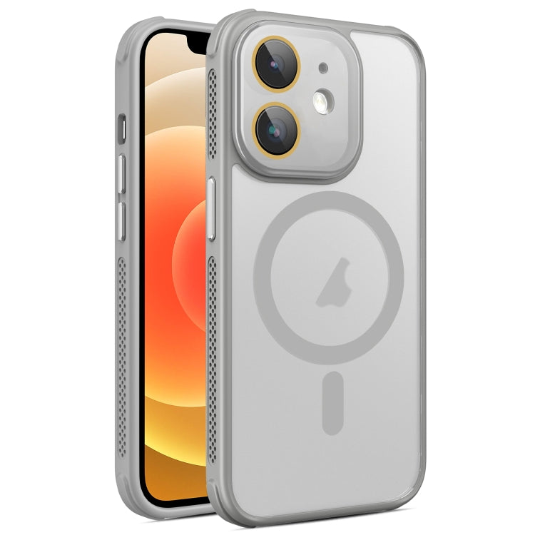 Hardware Side Cooling Skin Feel Frosted MagSafe Magnetic Phone Case with Lens Film, For iPhone 12, For iPhone 12 Pro Max, For iPhone 12 Pro