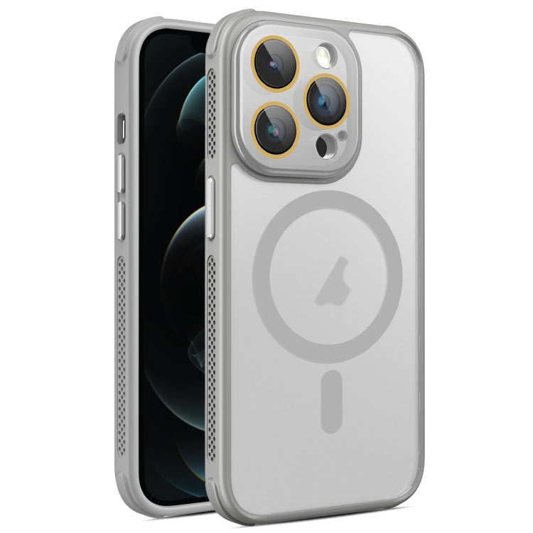 Hardware Side Cooling Skin Feel Frosted MagSafe Magnetic Phone Case with Lens Film, For iPhone 12, For iPhone 12 Pro Max, For iPhone 12 Pro