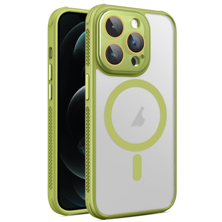 Hardware Side Cooling Skin Feel Frosted MagSafe Magnetic Phone Case with Lens Film, For iPhone 12, For iPhone 12 Pro Max, For iPhone 12 Pro