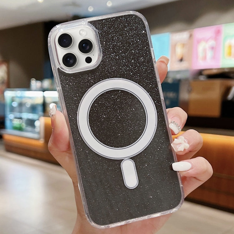Acrylic Transparent Glitter MagSafe Phone Case, For iPhone 13 Pro, For iPhone 13, For iPhone 12 / 12 Pro