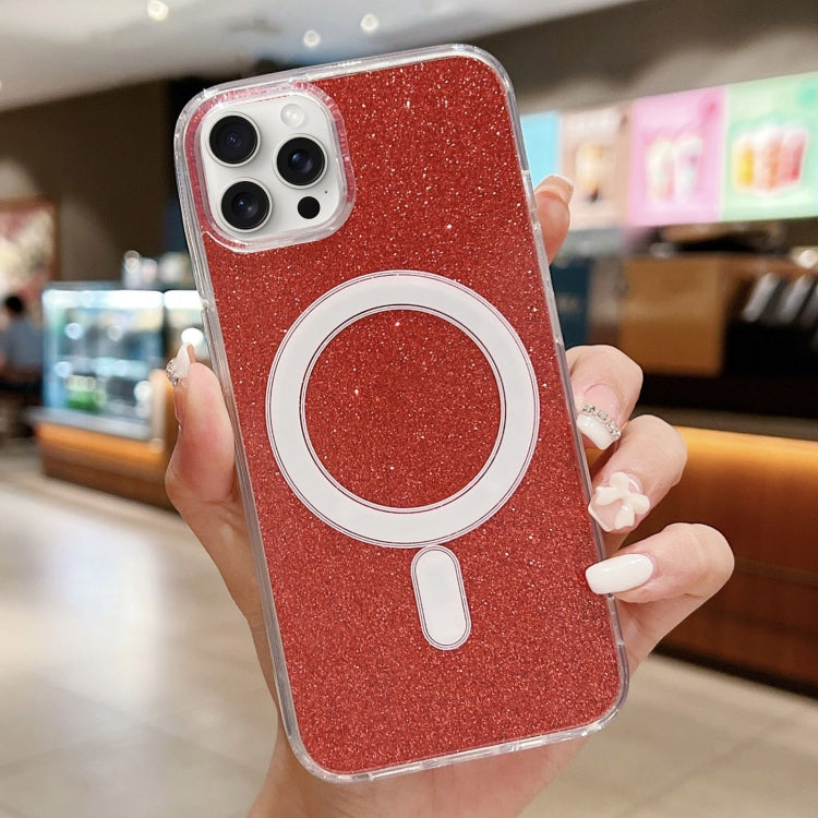 Acrylic Transparent Glitter MagSafe Phone Case, For iPhone 13 Pro, For iPhone 13, For iPhone 12 / 12 Pro