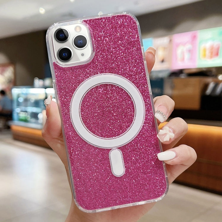 Acrylic Transparent Glitter MagSafe Phone Case, For iPhone 11 Pro, For iPhone XS / X, For iPhone XR