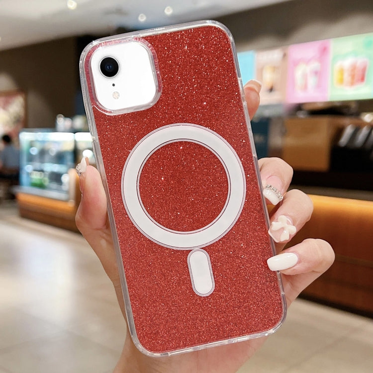 Acrylic Transparent Glitter MagSafe Phone Case, For iPhone 11 Pro, For iPhone XS / X, For iPhone XR