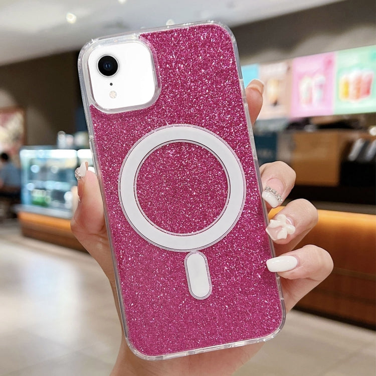 Acrylic Transparent Glitter MagSafe Phone Case, For iPhone 11 Pro, For iPhone XS / X, For iPhone XR