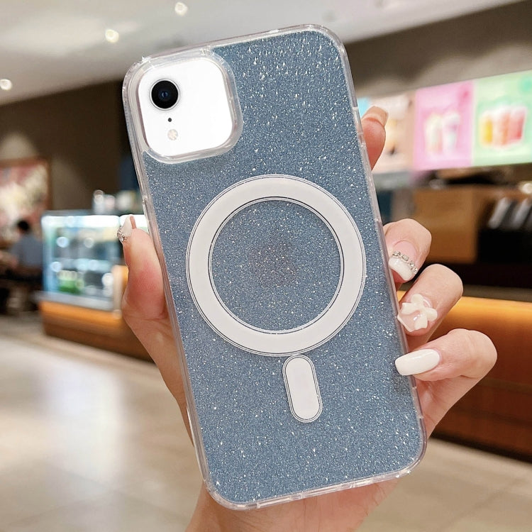 Acrylic Transparent Glitter MagSafe Phone Case, For iPhone 11 Pro, For iPhone XS / X, For iPhone XR