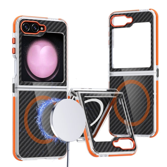 Dual-Color Carbon Fiber Texture Magsafe Phone Case