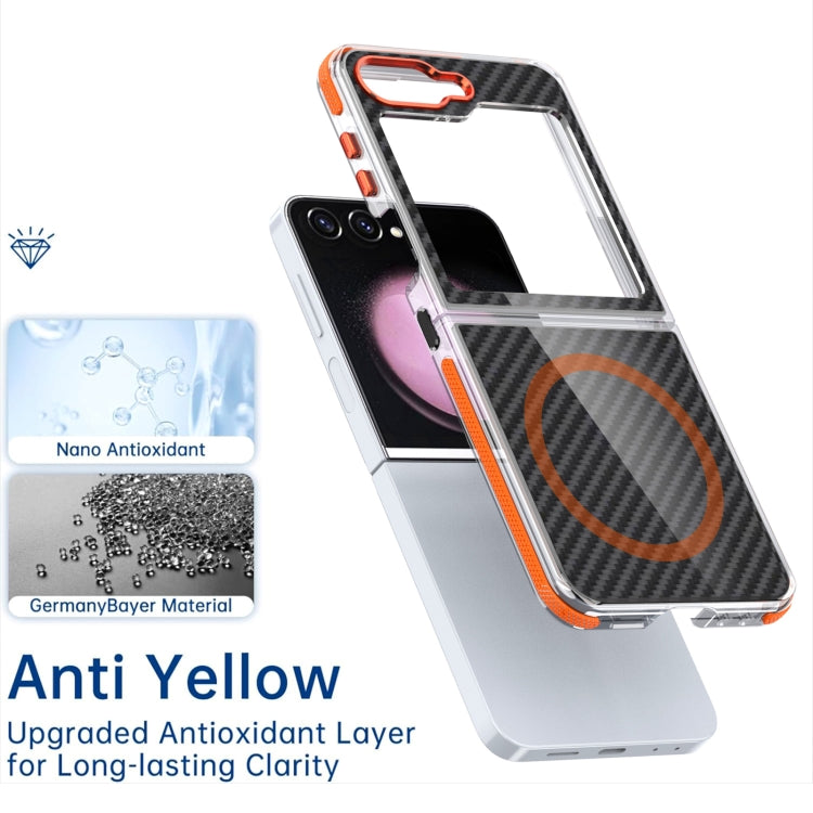 Dual-Color Carbon Fiber Texture Magsafe Phone Case