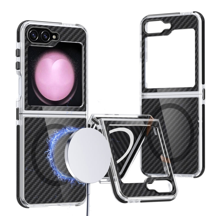 Dual-Color Carbon Fiber Texture Magsafe Phone Case