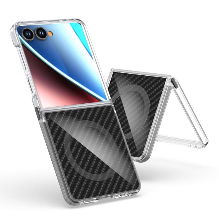 Dual-Color Carbon Fiber Texture Magsafe Phone Case