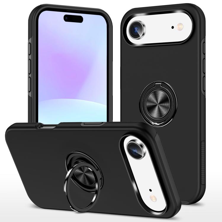 PC + TPU Magnetic Phone Case with Invisible Ring Holder, For iPhone 17 Pro Max, For iPhone 17, For iPhone 17 Air