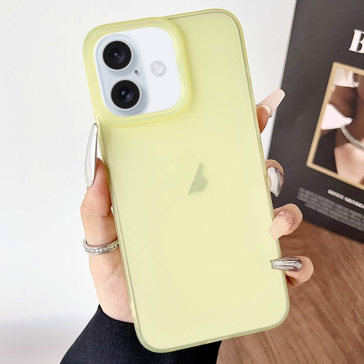 Frosted Translucent TPU Full Coverage Phone Case, For iPhone 16 Pro Max, For iPhone 16 Pro, For iPhone 16 Plus, For iPhone 16
