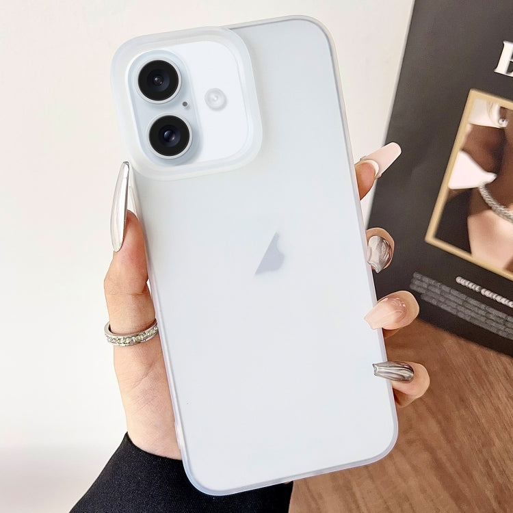Frosted Translucent TPU Full Coverage Phone Case, For iPhone 16 Pro Max, For iPhone 16 Pro, For iPhone 16 Plus, For iPhone 16