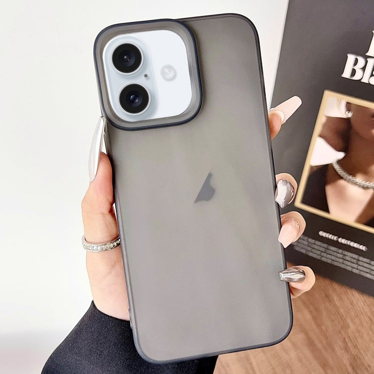 Frosted Translucent TPU Full Coverage Phone Case, For iPhone 16 Pro Max, For iPhone 16 Pro, For iPhone 16 Plus, For iPhone 16