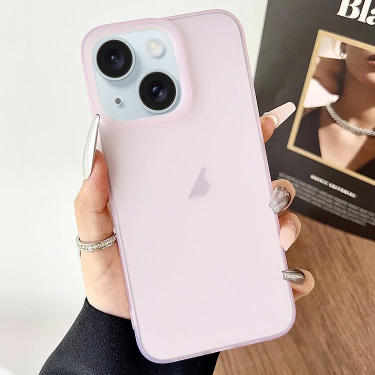 Frosted Translucent TPU Full Coverage Phone Case, For iPhone 15 Pro Max, For iPhone 15 Pro, For iPhone 15 Plus, For iPhone 15