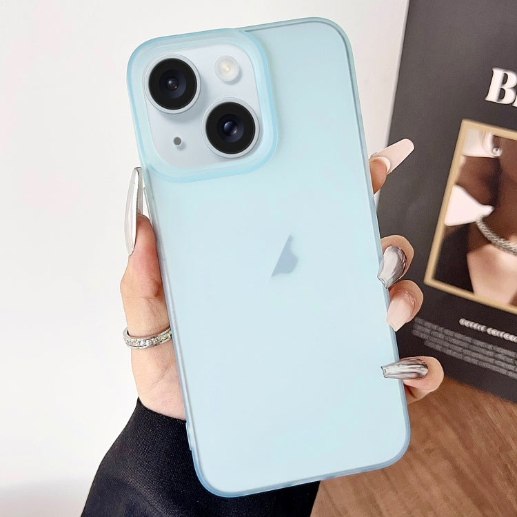 Frosted Translucent TPU Full Coverage Phone Case, For iPhone 15 Pro Max, For iPhone 15 Pro, For iPhone 15 Plus, For iPhone 15